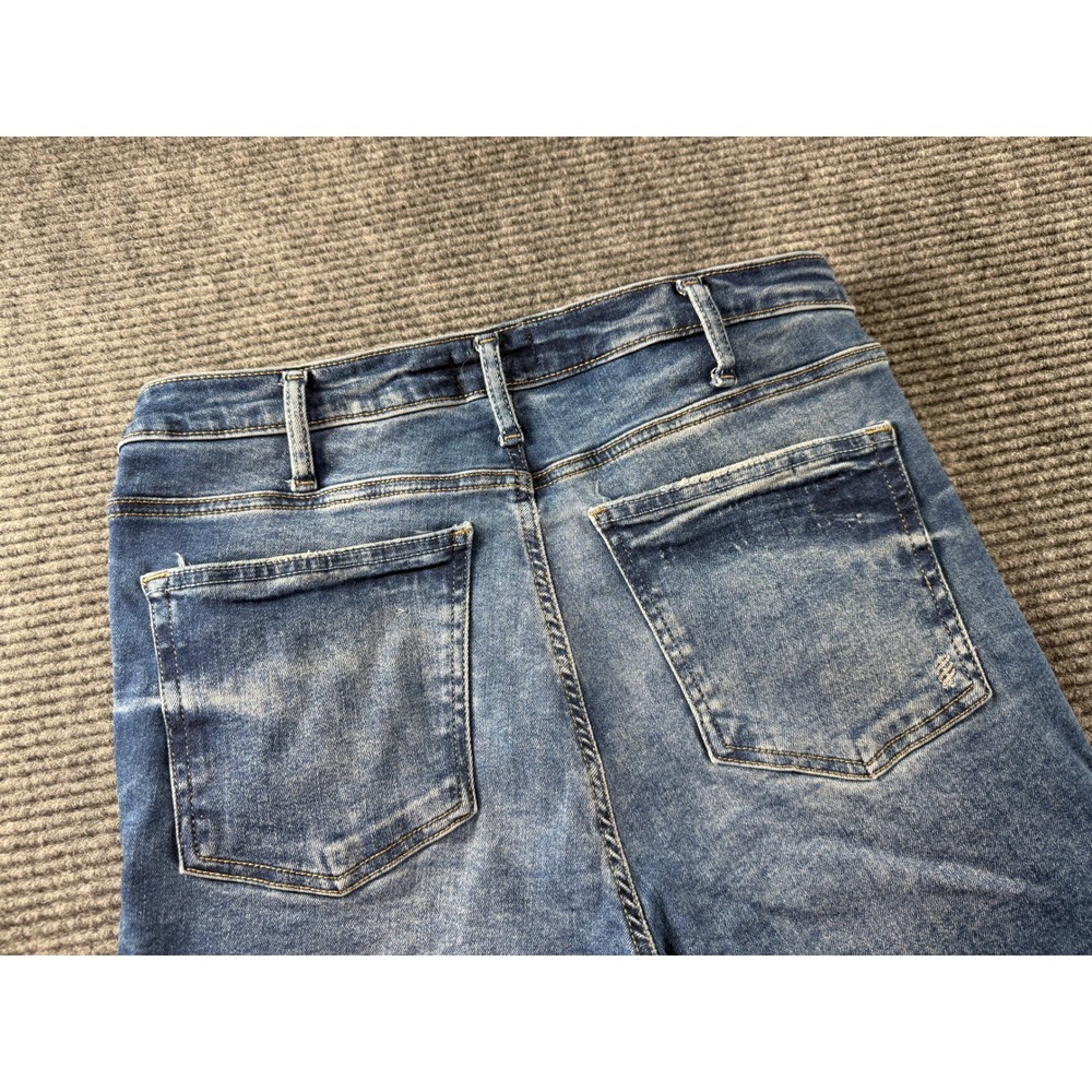 Silver Jeans Co Jeans Womens 29 Straight Leg Medium Blue Wash Denim - Picture 8 of 11